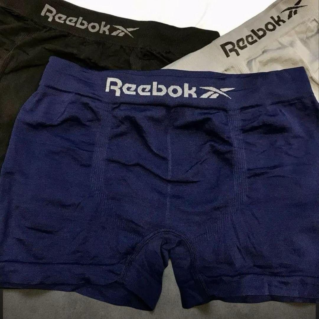 Kit 10 Cueca Boxer Reebok Sem Costura + 1 Par de Meias