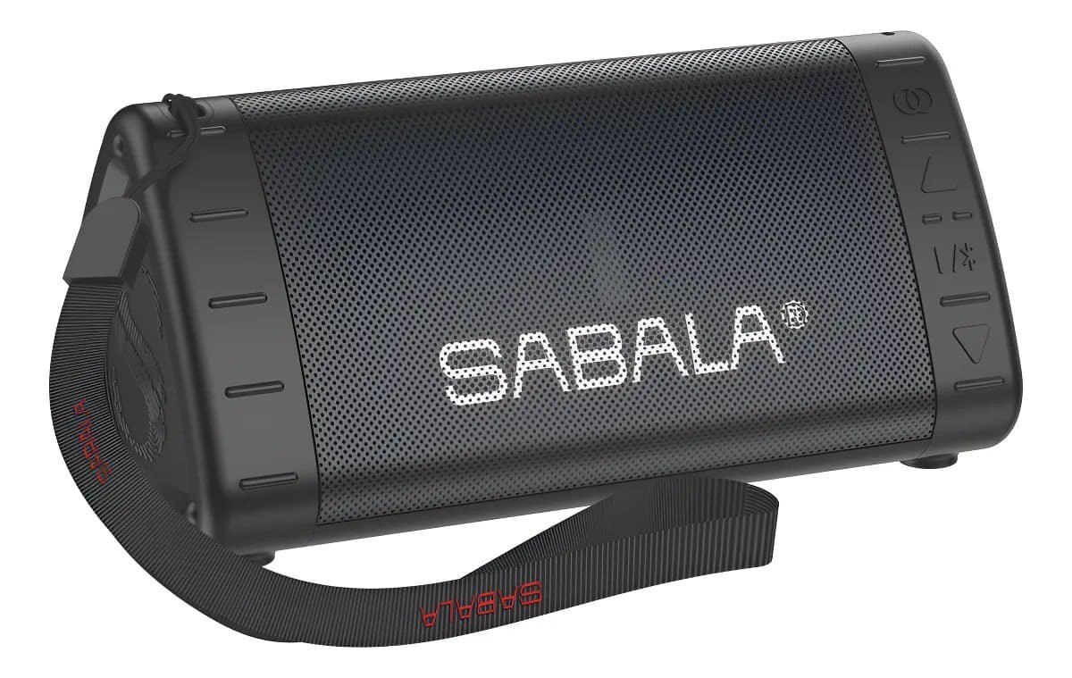 Caixa de Som Portátil Bluetooth Sabala DR-901 Preto