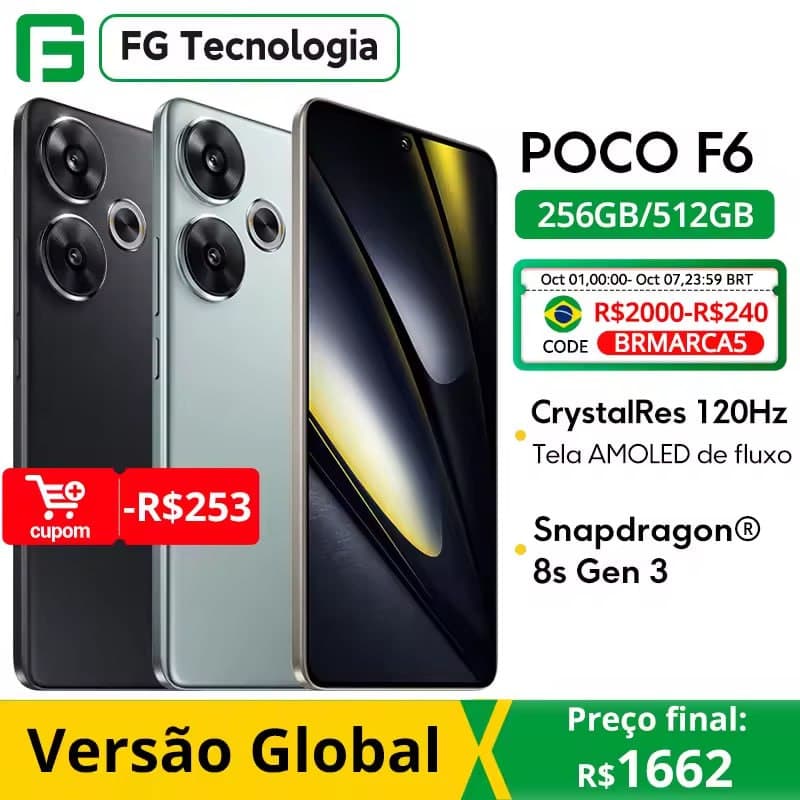 Smartphone Xiaomi POCO F6 5G